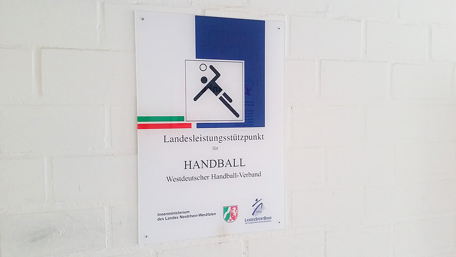Schild Landesleistungsstützpunkt Münsterland Schild Landesleistungsstützpunkt Münsterland