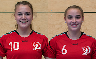 Annika und Laurine - u18 Beachhandball-Nationalmannschaft