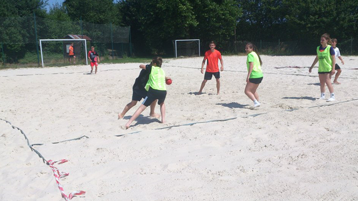 HLZ Ahlen Beachplätze Spezialtraining im Sommer