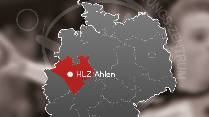 HLZ Ahlen Landkarte 